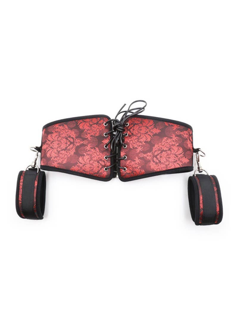 Tourtiwi - Vente Sex toys - Ensemble de bijoux sexuels imprimés menottes et attaches de pieds23