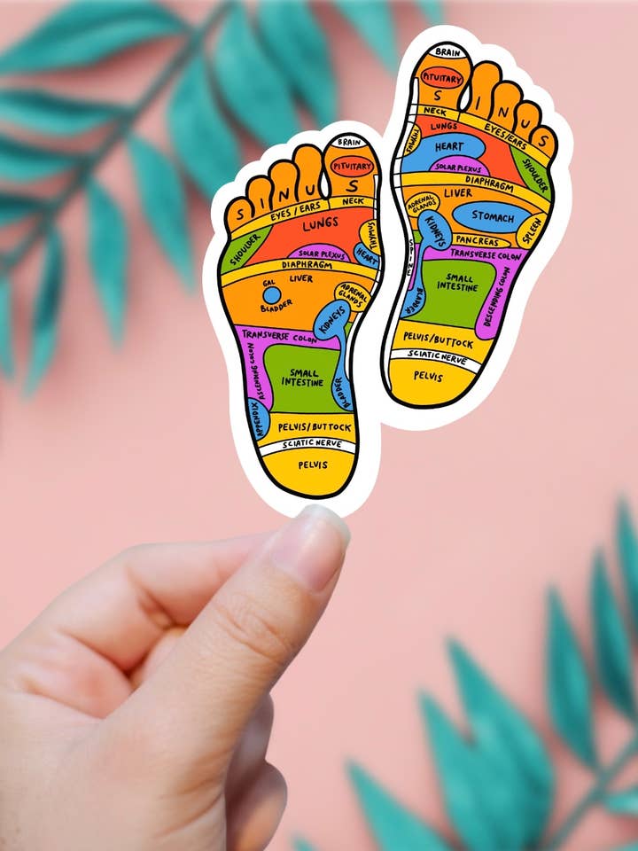 Reflexology Sticker for wholesale by EnchantingSunshine