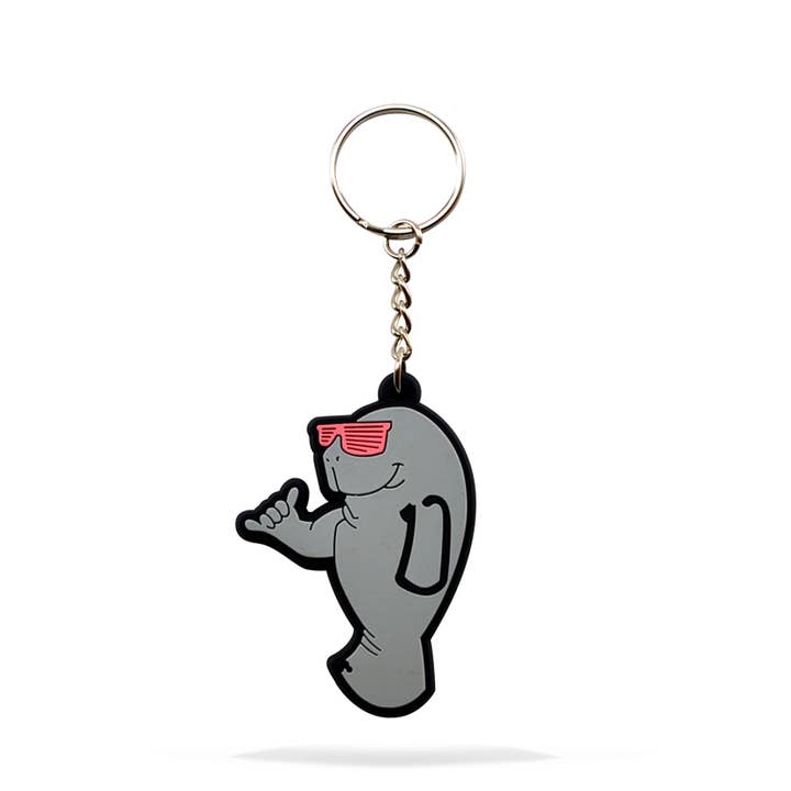 Manatee Keychain for wholesale by Little Box Guy®