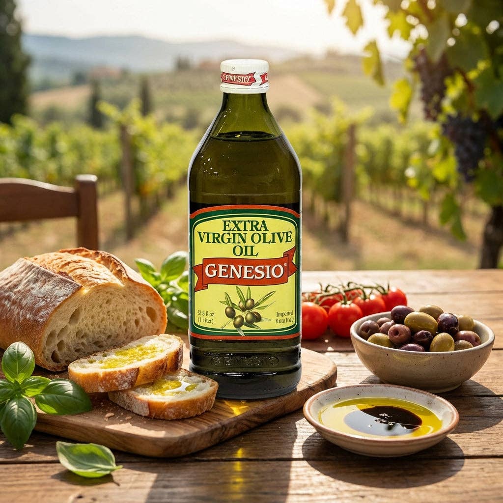 Wholesale Italian Food - Wholesale Olive Oil - Genesio Premium Grade Extra Virgin Olive Oil – 1 Liter8