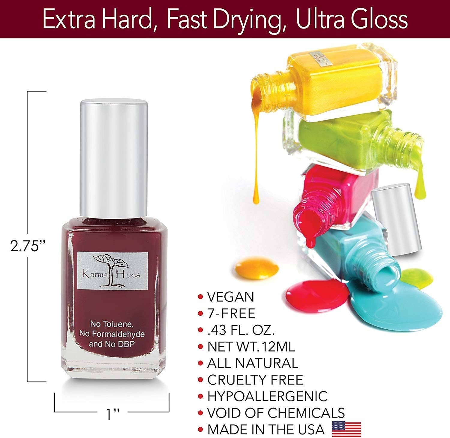 Karma Organic spa - Wholesale Nail Polish - French Kiss - Nail Polish4