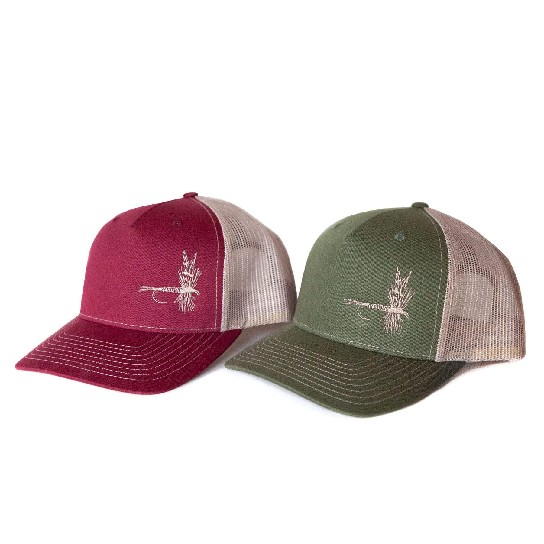 Fly Fish Wyoming - Wholesale Trucker Hat - Unisex - Dry Fly Trucker - So Fly Series 3  //  3 COLORS7