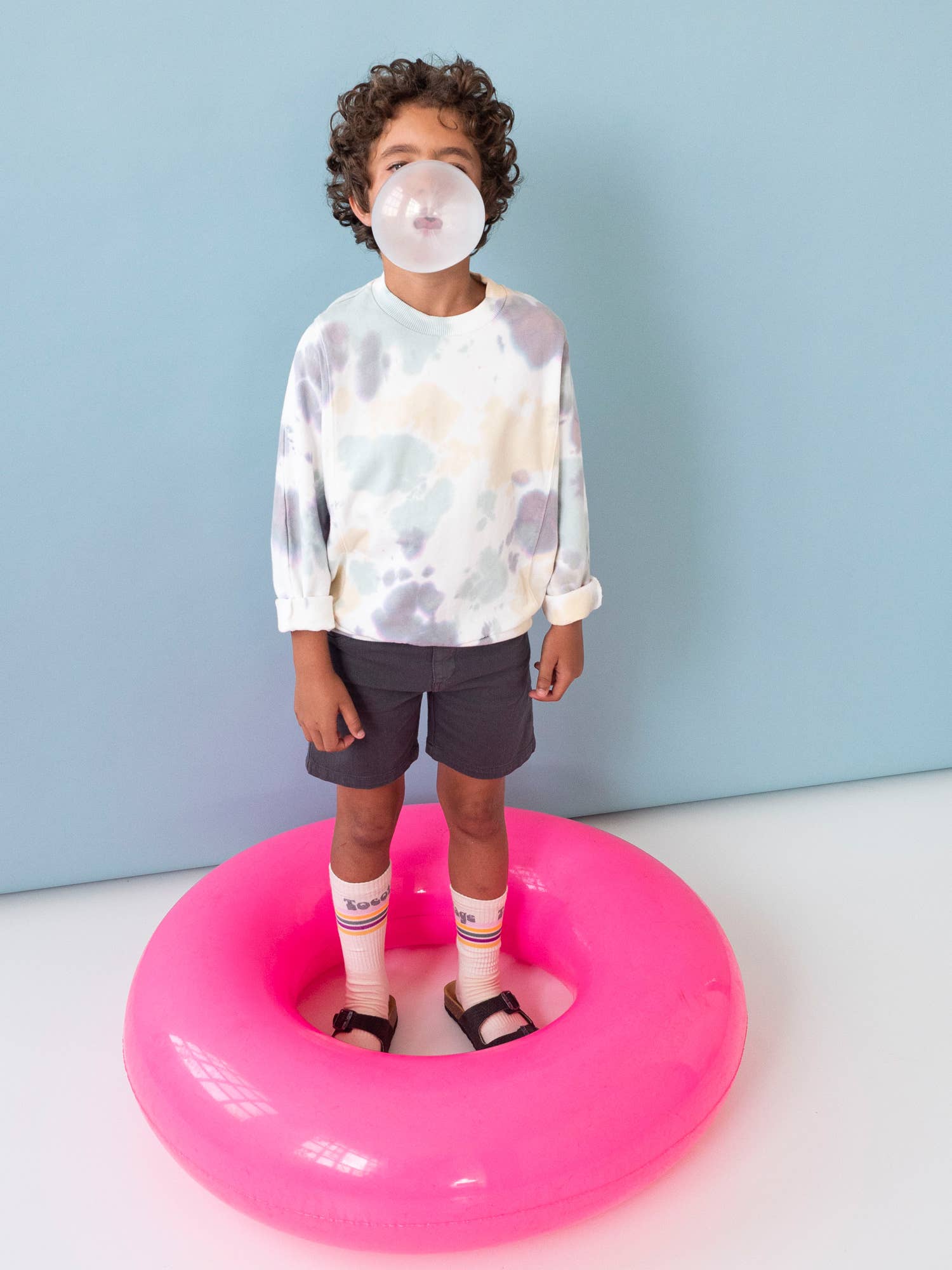 Vert Sweatshirt tie-dye S54623 en vente sur Faire5