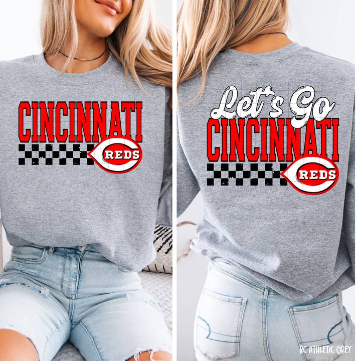 Allons-y Cincinnati Baseball : Jour de match - Tee pour la vente par Cash & Drix Wholesale