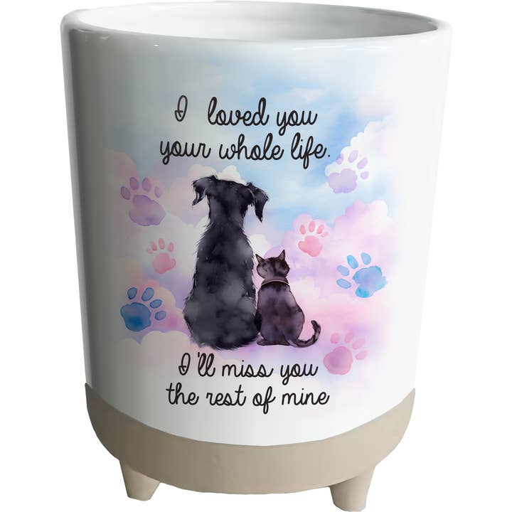 Love You Whole Life Planter for wholesale by Spoontiques, Inc