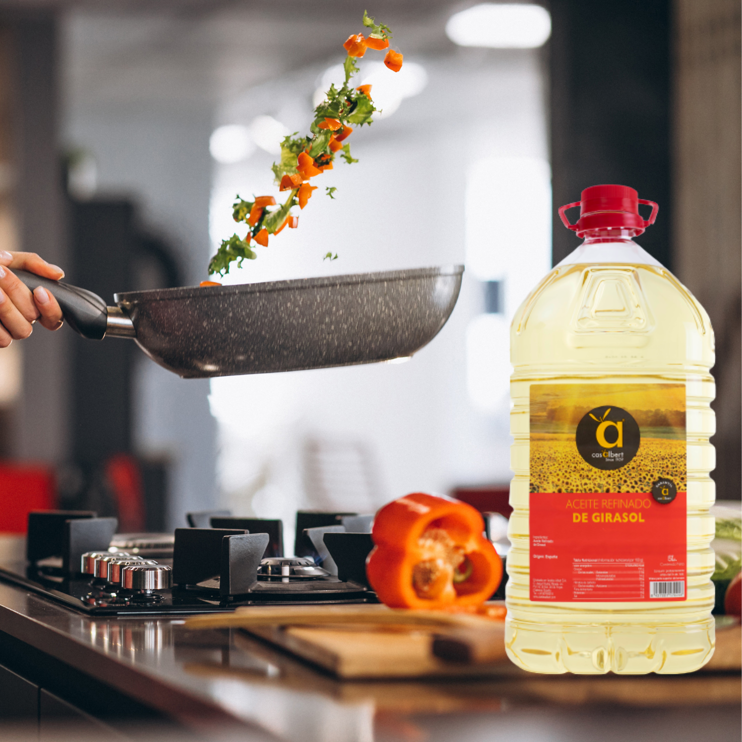 Aceites Albert - Wholesale Olive Oil - Sunflower Oil 5 Liter2