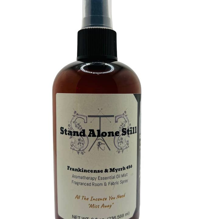 Olio essenziale per aromaterapia Mist Away Frankincenso e mirra 456 per la vendita all'ingrosso da parte di Stand Alone Still