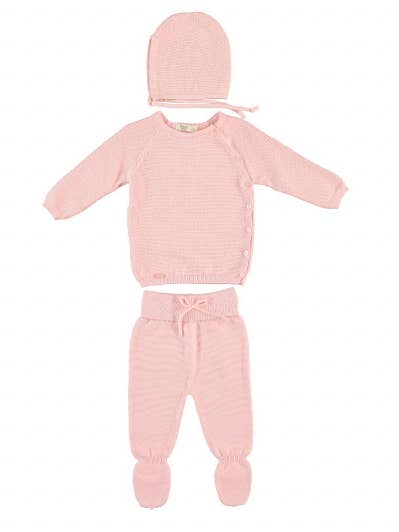 100% weiches rosafarbenes Set aus Baumwolle für jeden Tag für den Großhandel von Monna Rosa Milano LLC