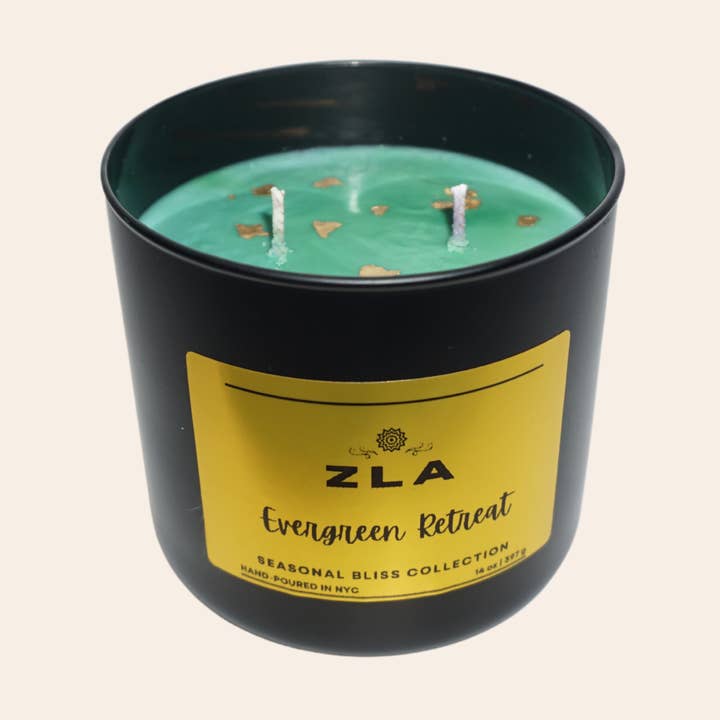 Evergreen Retreat - Hand-Poured Soy Candle for wholesale by ZenLuxe Aromas