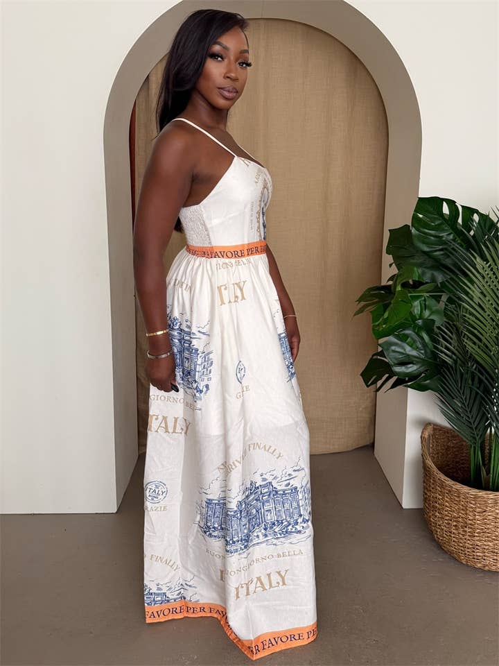 Endless Moon - Wholesale Dress - Women's - Italian Escape Maxi Dress2