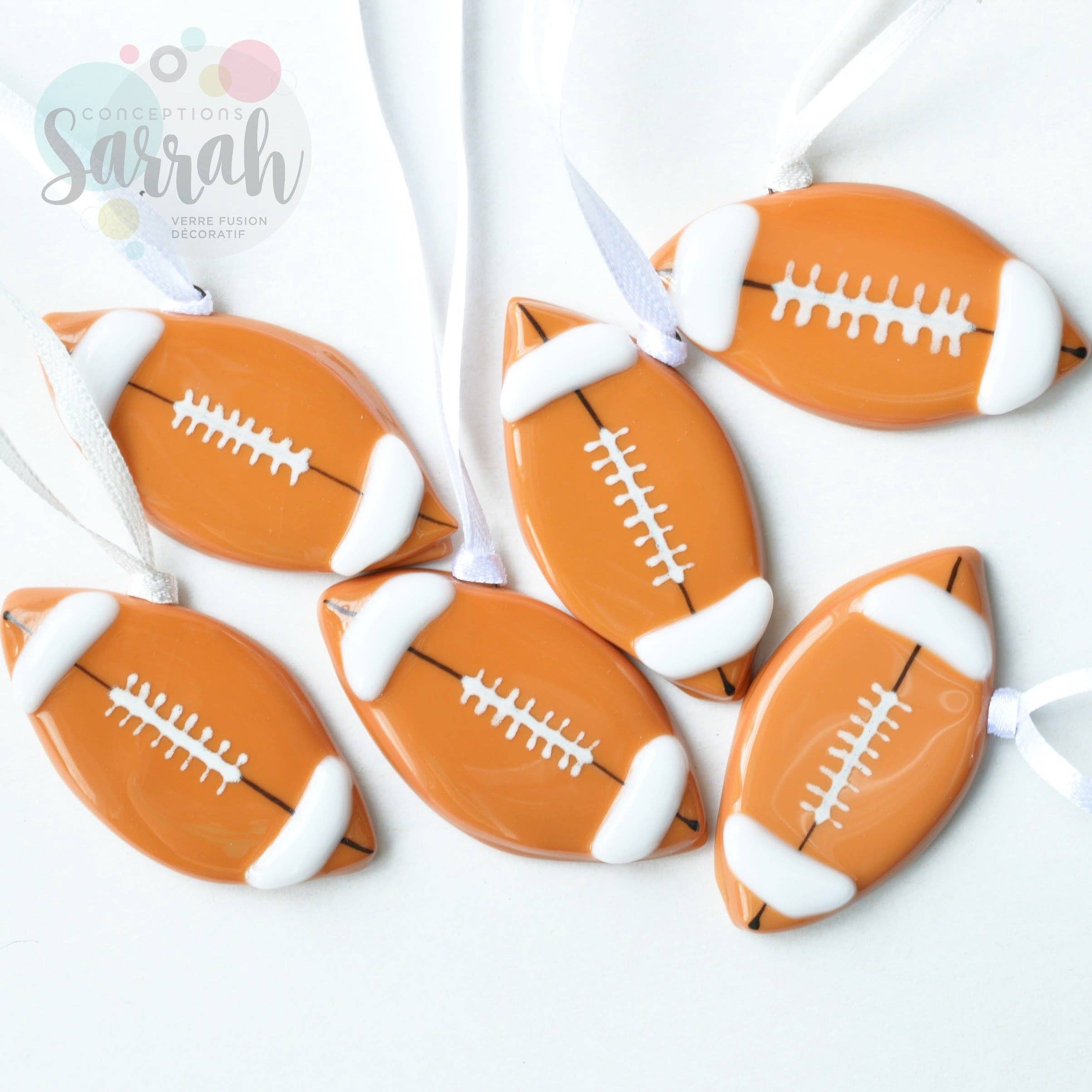 Station pôle Nord inc. - Wholesale Ornament - Boule de verre thématique Football3