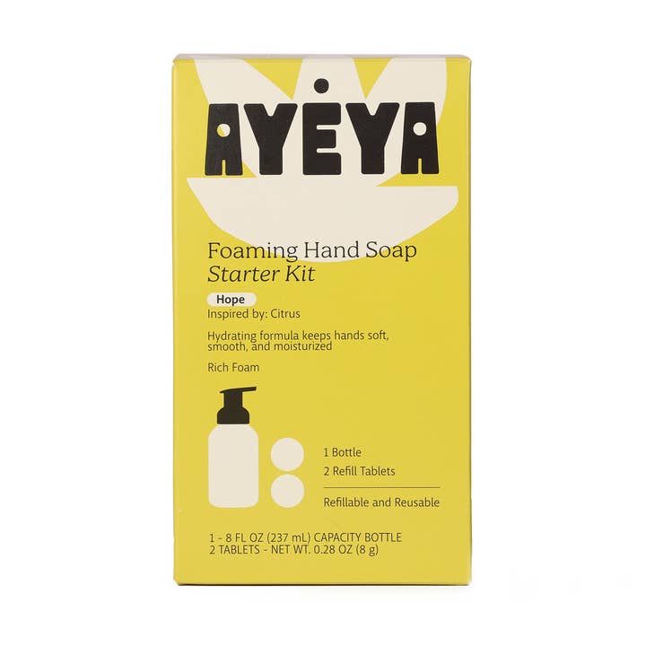 Citrus Hope Foaming Hand Soap Starter Kit for wholesale by Ayéya