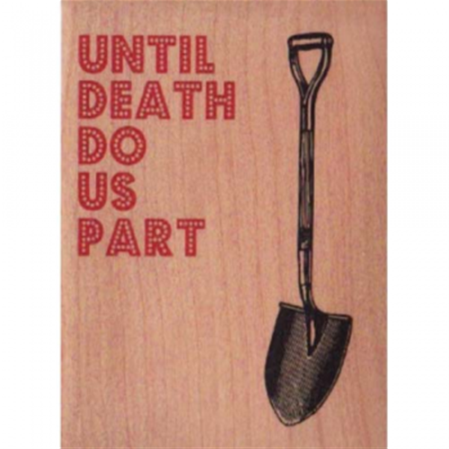 Spitfire Girl – wholesale Everyday greeting card – Wood Folding Card - Until Death2