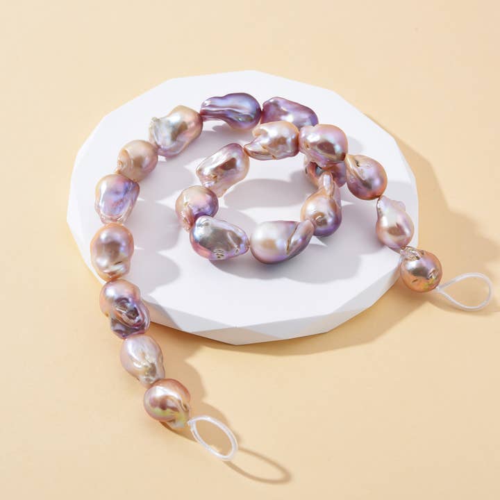 findings4uGem - Wholesale Beaded/pearl necklace - Natural Baroque Mix Color Pearl Beads Jewelry, FWP0242