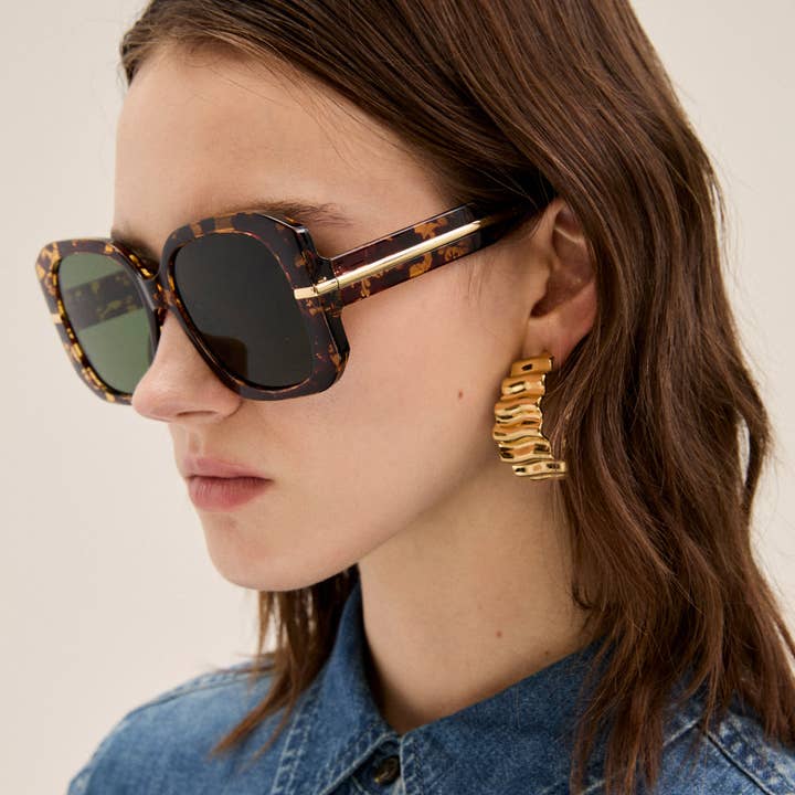 JOANNE OVERSIZE SUNGLASSES TORTOISESHELL - N64 for wholesale by NALI'