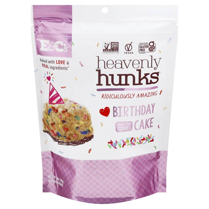 Heavenly Hunks - Cookies Gluten Free Birthday Cake - Case Of 6-6 Oz for wholesale by Ware Spark
