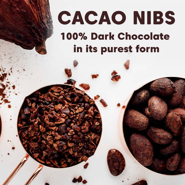 Wilderness Poets - Wholesale Chocolate Bar - Organic Cacao Nibs - Peruvian, Unsweetened