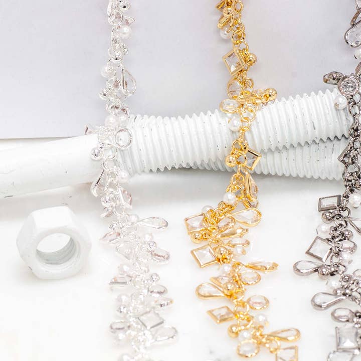 14mm Bauble Jewel Cable Specialty Chain Sold by The Foot - CH 906 for wholesale by Continental Beads