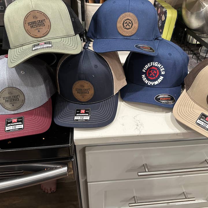 Mae'd - Wholesale Trucker Hat - Unisex - Custom Leatherette Patch Hats - Made to Order4