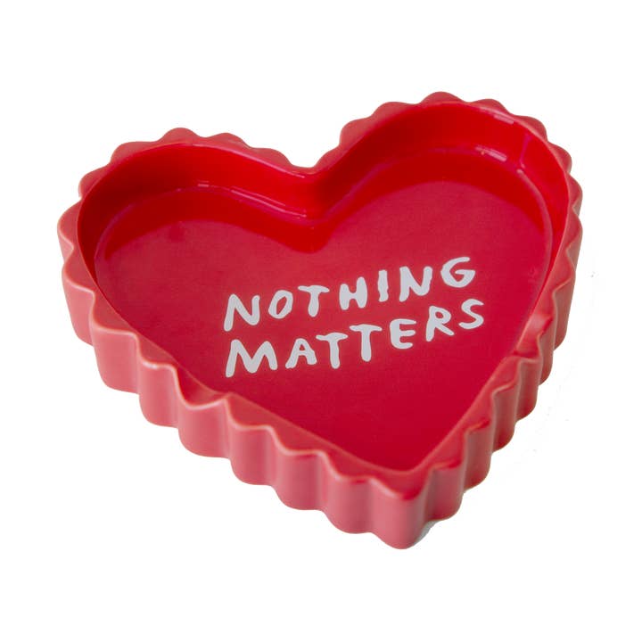 Third Drawer Down USA - Wholesale Decorative Tray - Nothing Matters Ceramic Tray x Adam JK0