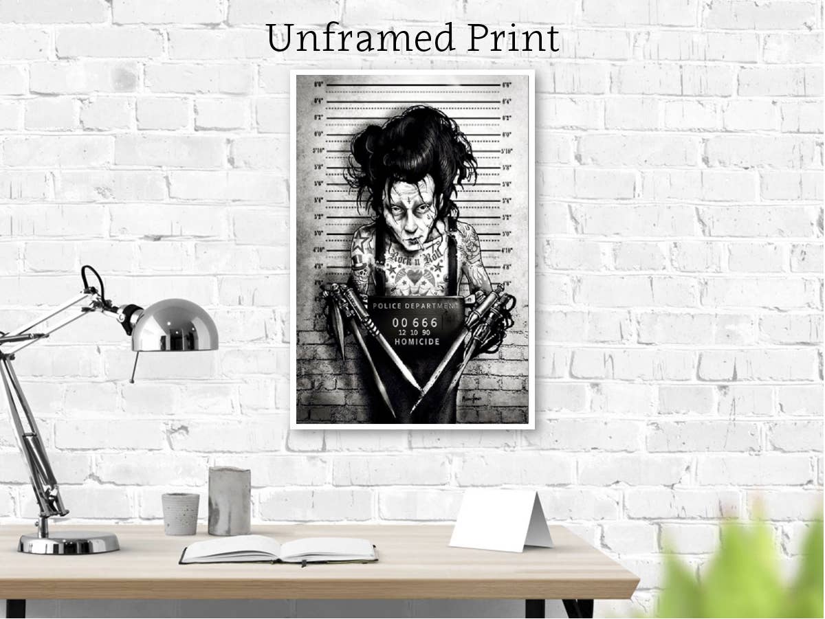 Black Market Art - Wholesale Art Print - Eddie Mugshot - Art Print6