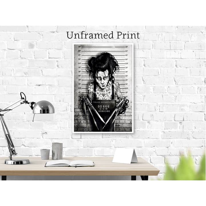 Black Market Art - Wholesale Art Print - Eddie Mugshot - Art Print6