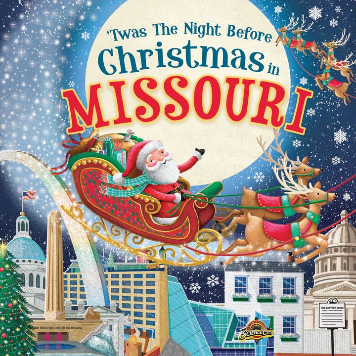 Sourcebooks - Wholesale Early Reader Book (6-8) - 'Twas the Night Before Christmas in Missouri (HC)0