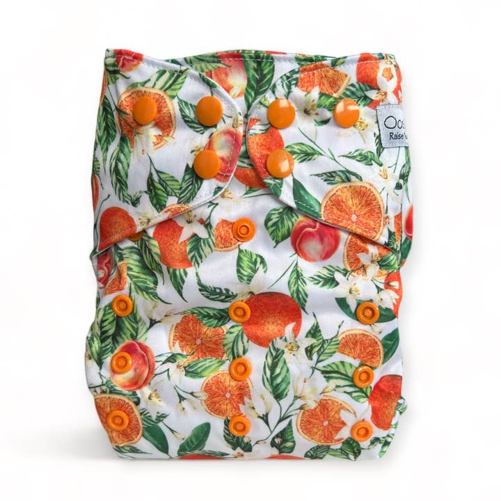 Wildest Stoffwindeltasche - Orange That Peachy für den Großhandel von Oos Yádi