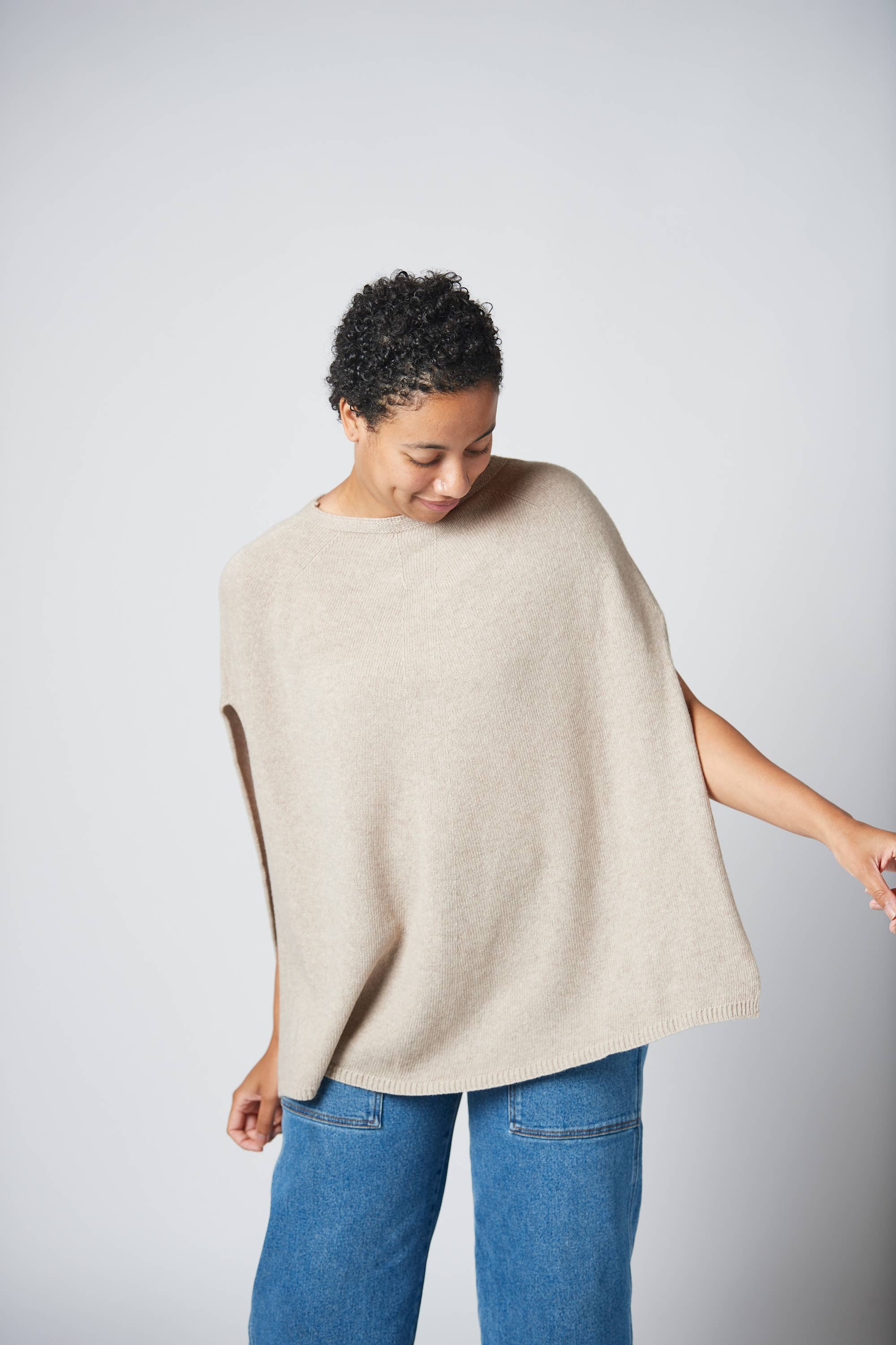 Margolis Pineo Italia - Wholesale Poncho - Women's - PORTOFINO 'SWING' PONCHO - RESTOCKED and RELAXED 30