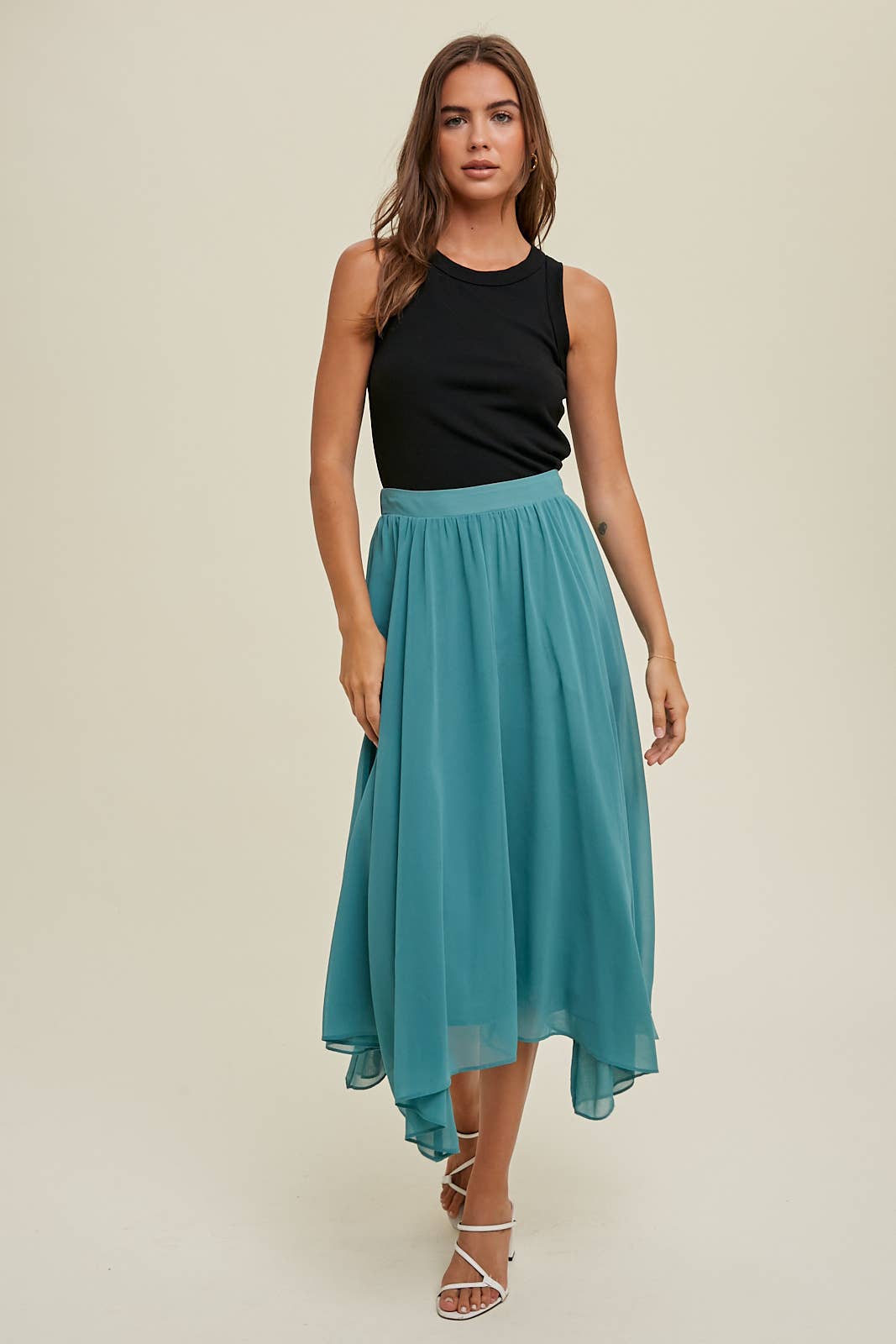 Wishlist Apparel - Wholesale Tank Top - Women's - CREW NECK RIBBED KNIT TANK TOP / WL18-10445