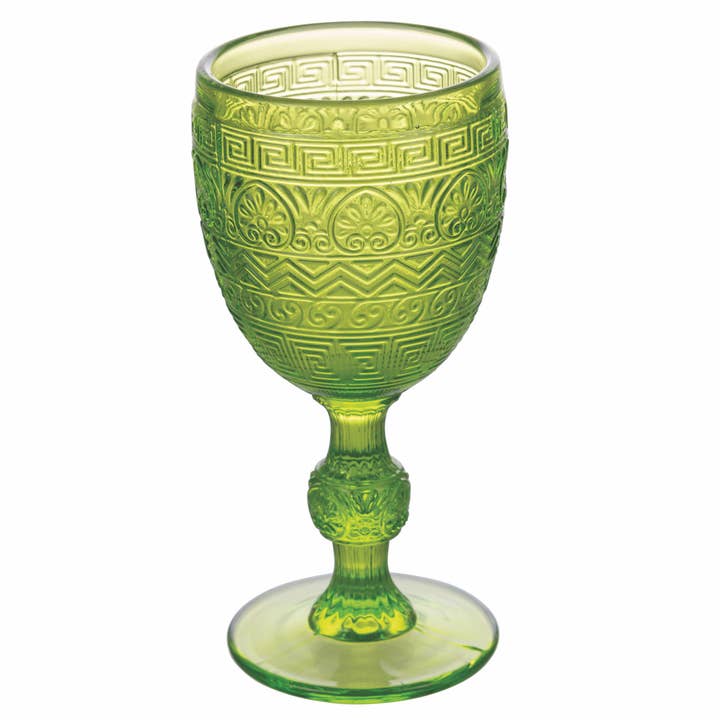 VdE Tivoli 1996 - Wholesale Drinking Glass/Cup - Set of 6 210 ml stained glass goblets, Mexico3