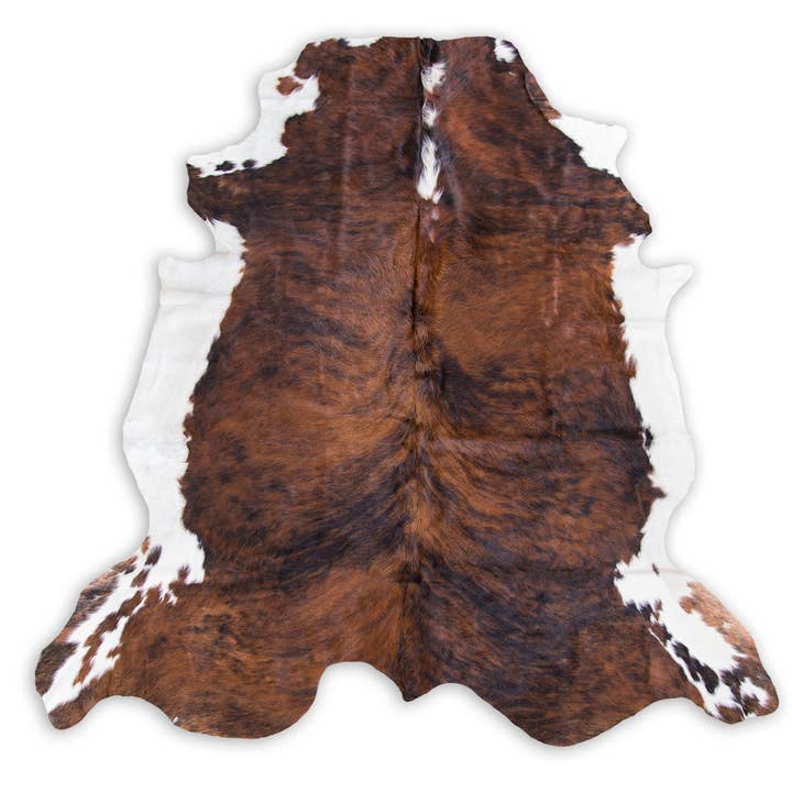 Rodeo - Wholesale Area Rug - Brindle with white belly cowhide rugÂ