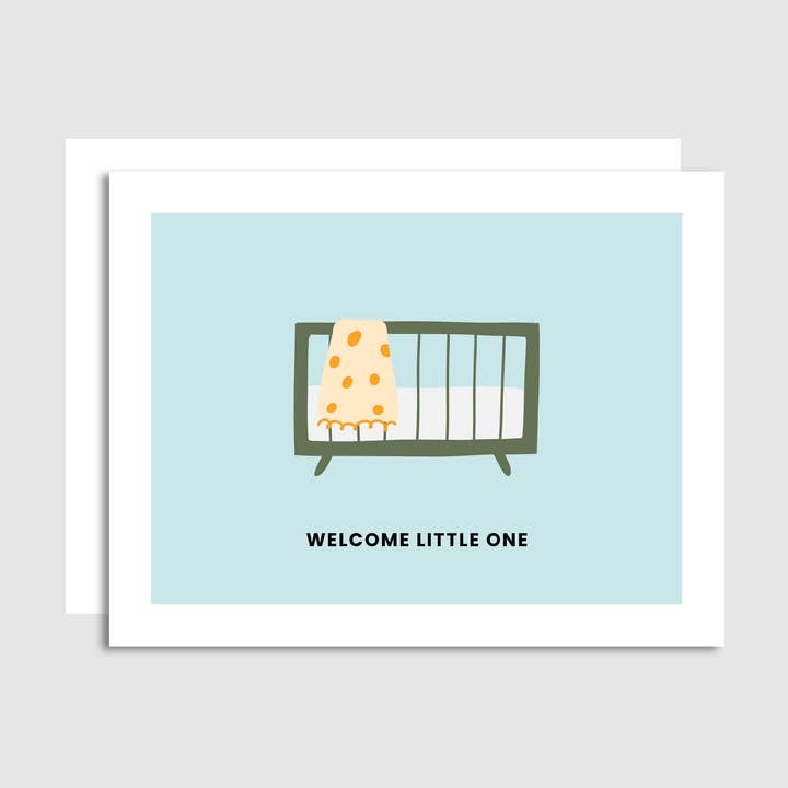 Carte de bienvenue Little One pour la vente par Wildly Supply Co.