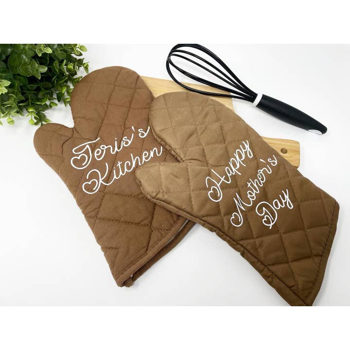 OMMO Designs - Wholesale Oven Mitt/Pot Holder - Customized Oven Mitt, Custom Kitchen Towel, Kitchen Gift Set, Grandma Gifts, Neighbor Gift, Family Gifts, Personalized Gifts