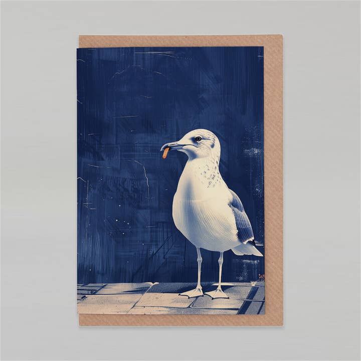 French fry thief | Everyday Greeting Card | Funny card for wholesale by Botanopia - gifts , decor and cards for plant lovers