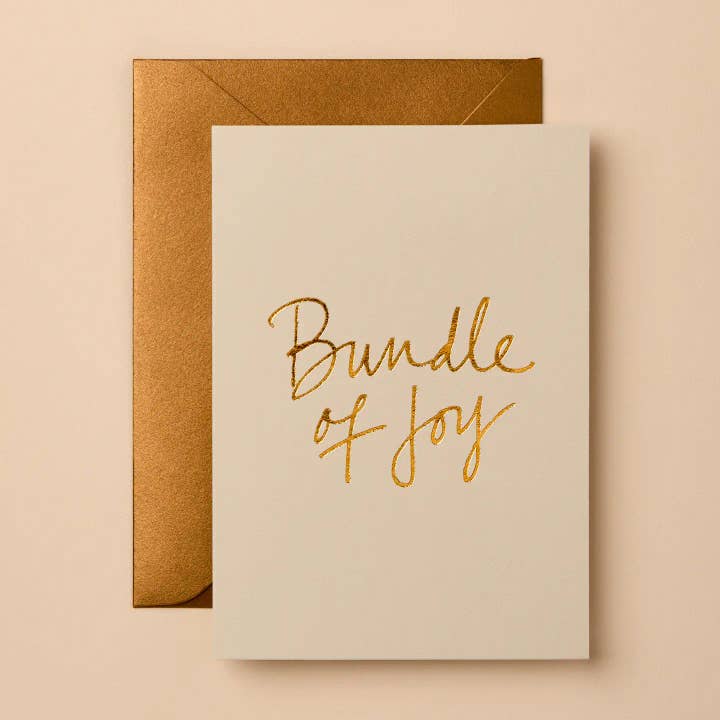 New Baby Greeting Card | Sustainable Minimal Design for wholesale by Gabrielle & Celine Greeting Cards USA