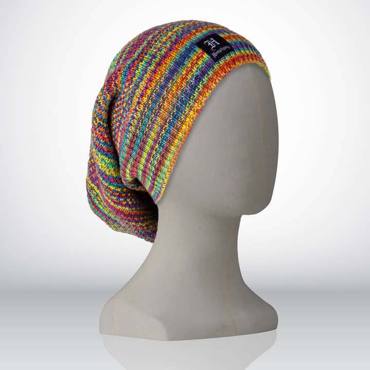 Hemptique - Vente Bonnet – unisexe - Bonnet long en chanvre 100 %3