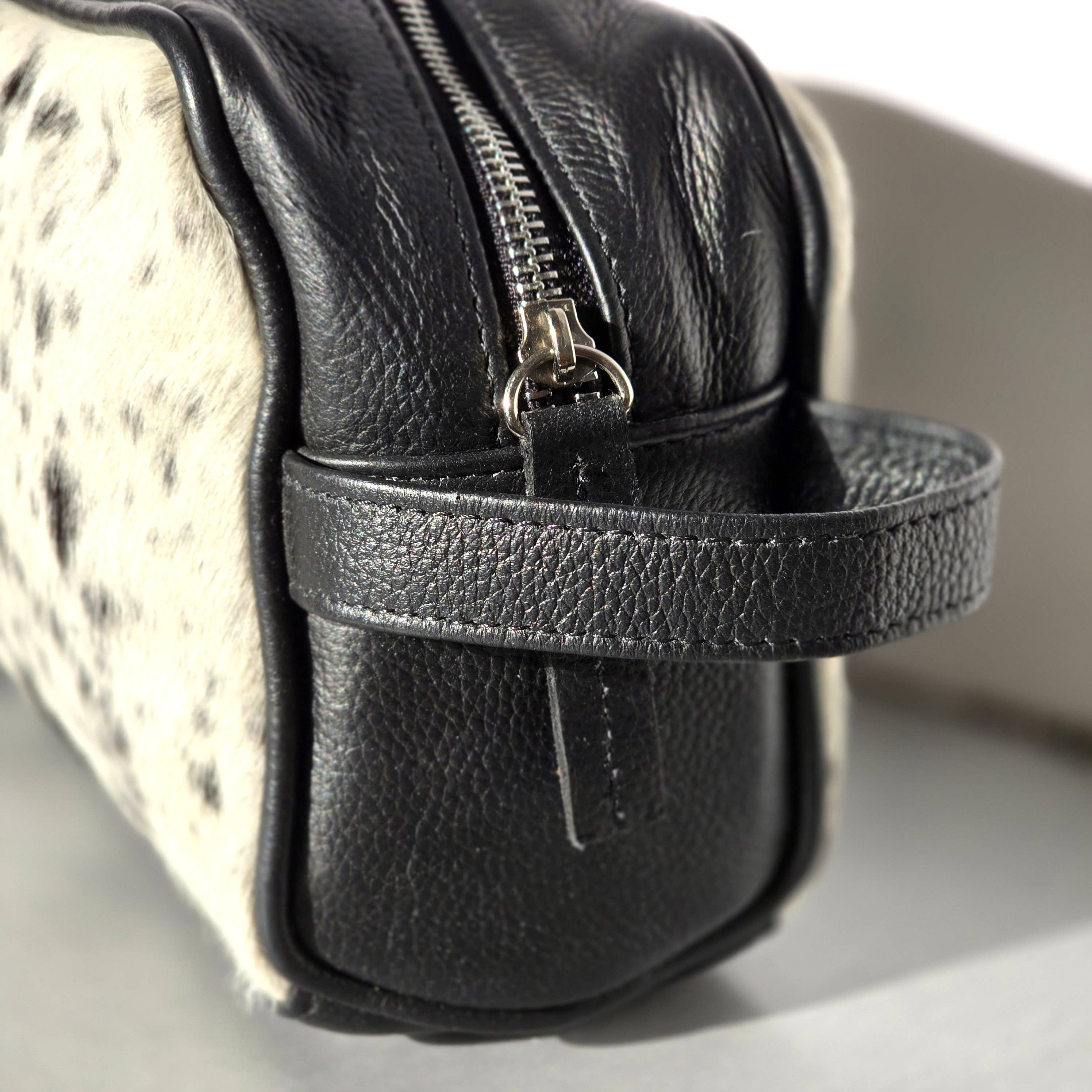 Ranchers Closet - Wholesale Toiletry Bag - Men's - Leather Cowhide Toiletry Bag - Groomsmen Gift - Shaving Kit2