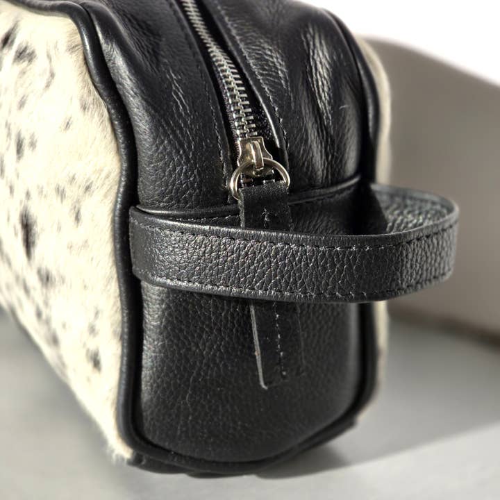 Ranchers Closet - Wholesale Toiletry Bag - Men's - Leather Cowhide Toiletry Bag - Groomsmen Gift - Shaving Kit2