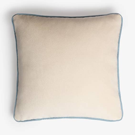 HAPPY FRAME Velvet pillows with a contrasting colour frame for wholesale by Lo Decor
