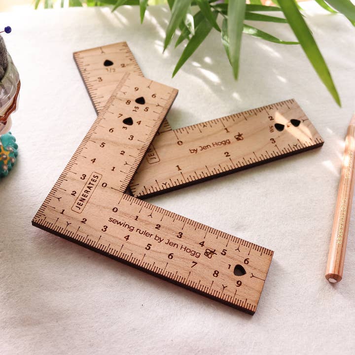 Jenerates Sewing Rulers for wholesale by Jenerates by Jen Hogg