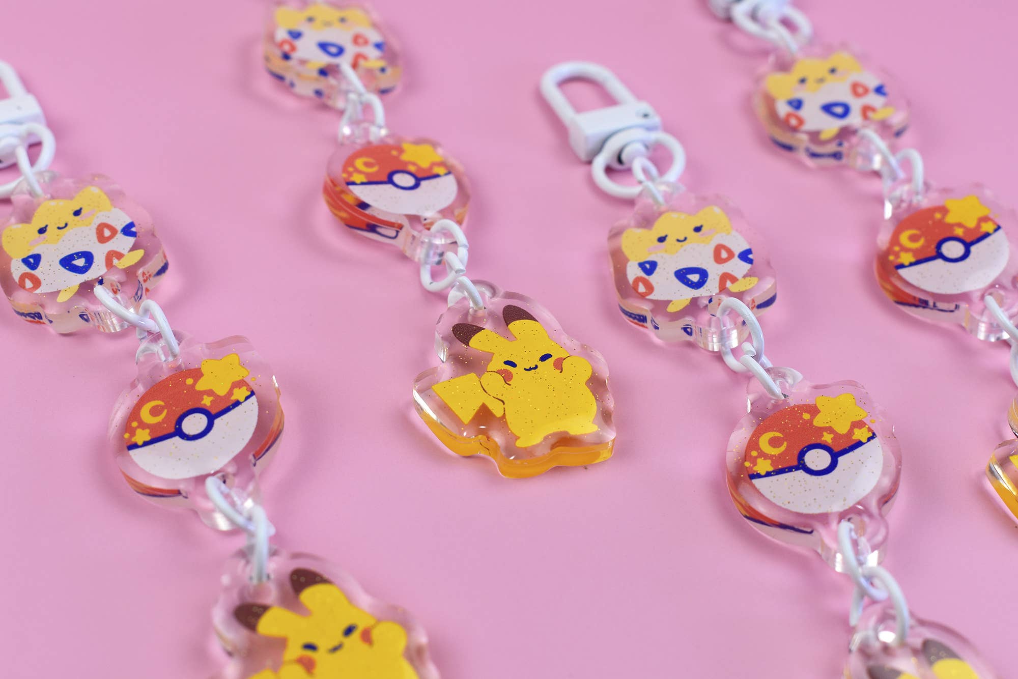 The Moonborn - Wholesale Keychain - Women's - Pikachu and Togepi Keychain Charm4