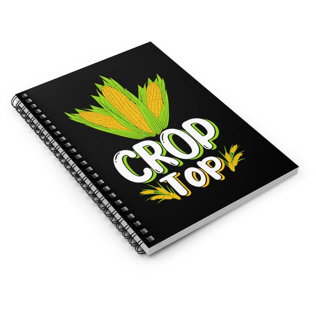 Teegarb LLC - Venta al por mayor Cuadernos - Cuaderno en espiral, novedoso, recortado, cómico, refranes sobre agricultura, horticultura, hilarante frase de juego de palabras sobre mazorca de maíz dulce2