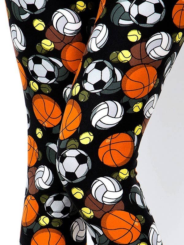 Leggings im CAPRI-Stil mit Sportdruck, Einheitsgröße für den Großhandel von Love 4 Leggings