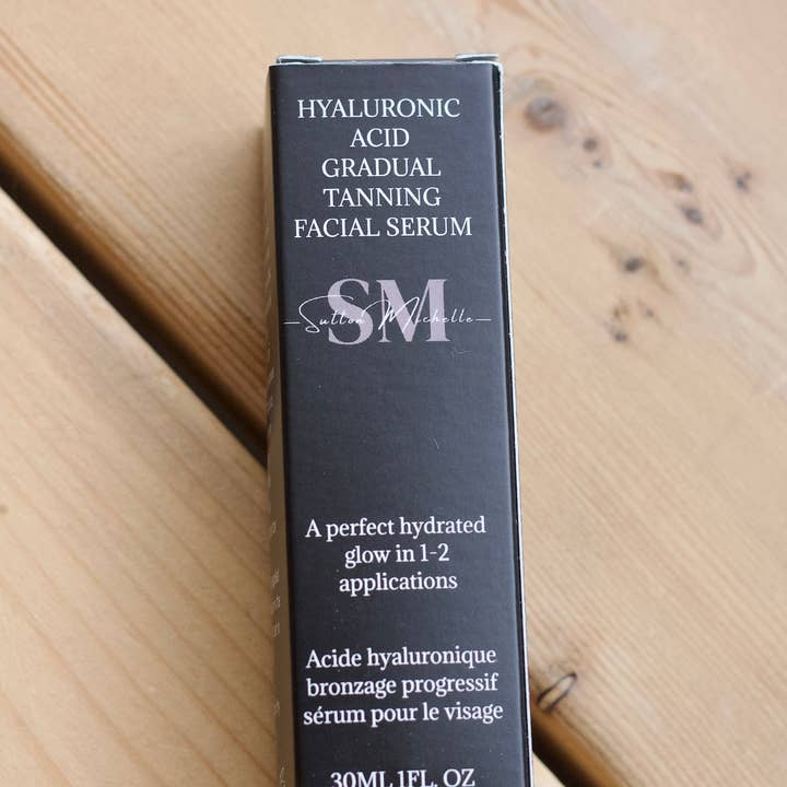 Sutton Michelle Designs - Wholesale Facial Serum/Concentrate - Hyaluronic acid gradual tanning face serum6