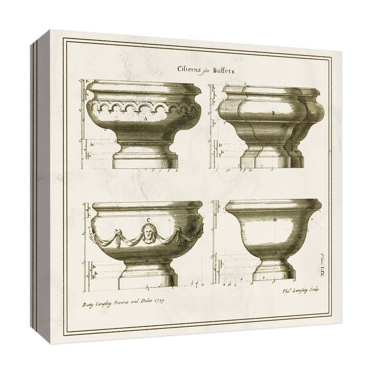 Old Planter V 22'' x 22'' Canvas Wall Art for wholesale by PTM Images