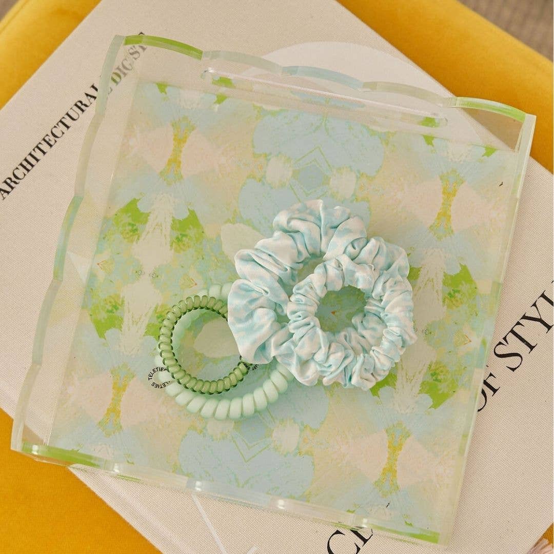 Laura Park Designs - Wholesale Decorative Tray - Elephant Falls Scalloped Tray Small2
