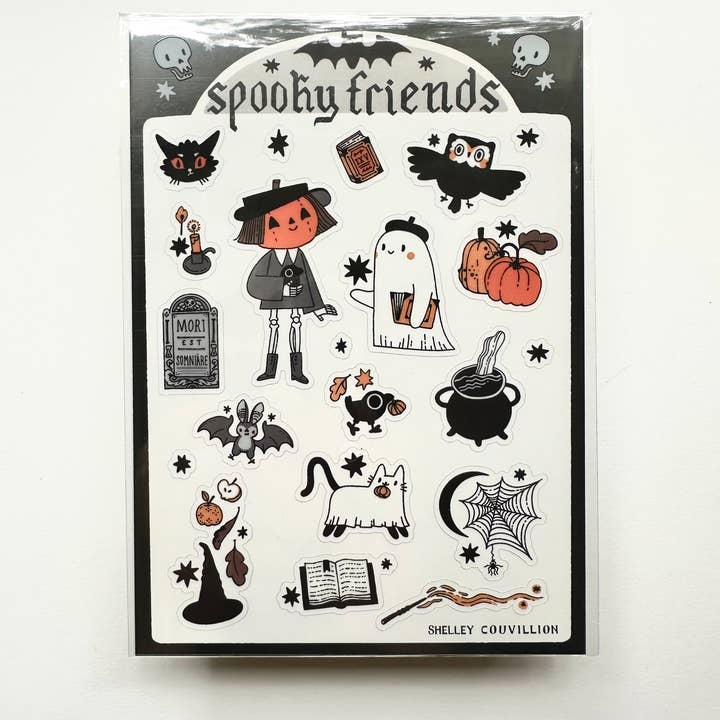 Foglio di adesivi Amici Spettrali per la vendita all'ingrosso da parte di Shelley Couvillion