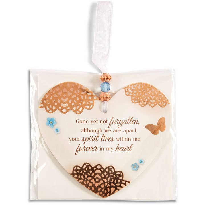 Pavilion - Wholesale Ornament - Forever In My Heart - 3.5" x 4" Heart-Shaped Ornament3