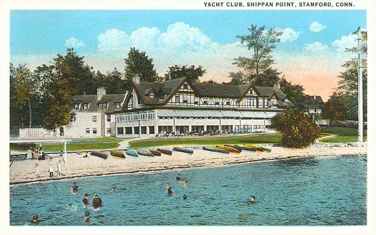 Found Image Press - Wholesale Magnet - Magnet CT-136 Yacht Club, Stamford0